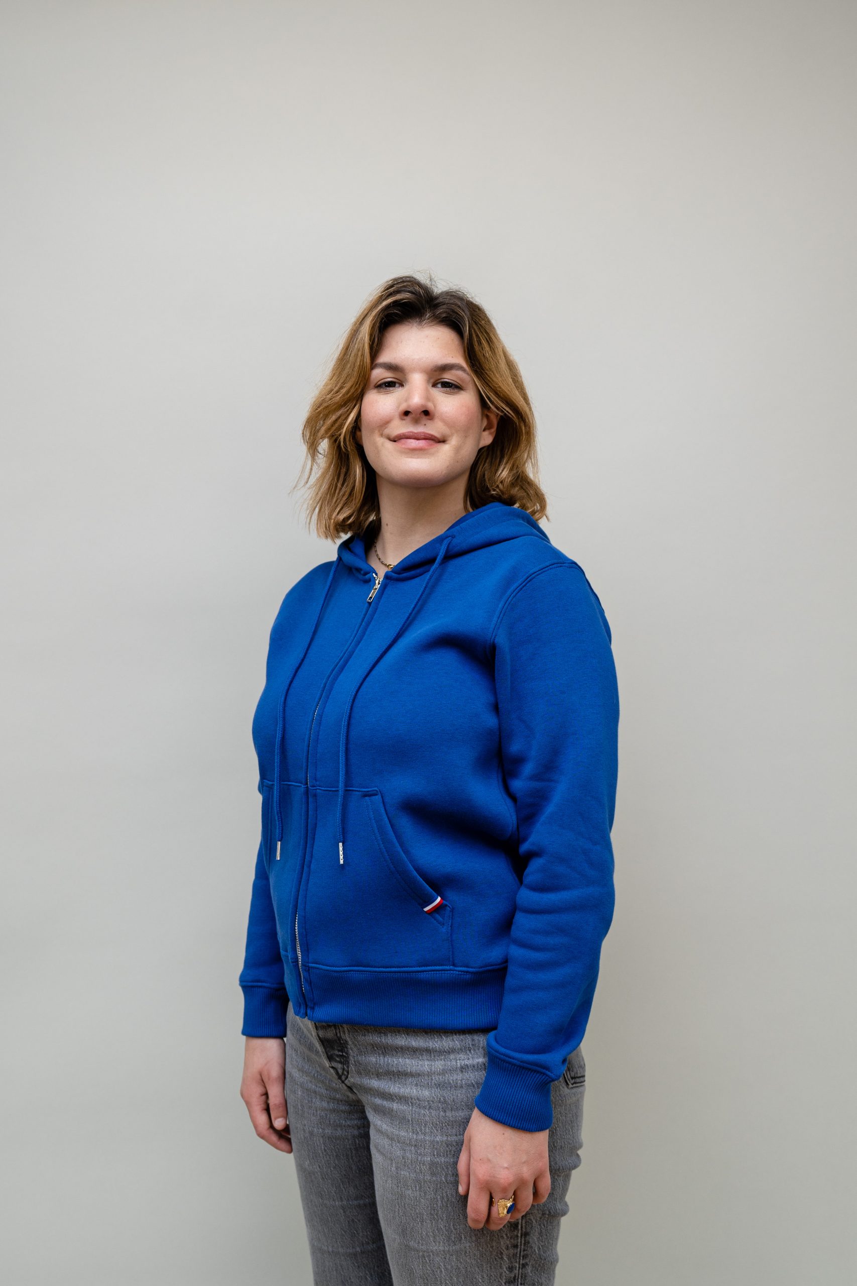 HOODIE FEMME MOLLETONNÉ ZIPÉ Fabrication France – Image 25