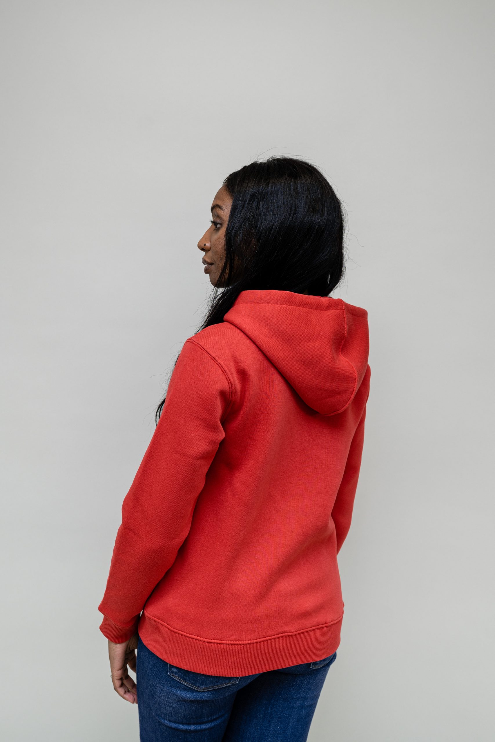 HOODIE FEMME MOLLETONNÉ ZIPÉ Fabrication France – Image 7